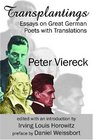 Transplantings Essays on Great German Poets with Translations