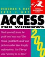 Access 2000 for Windows  Visual QuickStart Guide