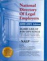 National Directory of Legal Employers 20002001 Edition