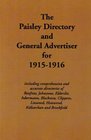 The Paisley Directory and General Advertiser for 19151916