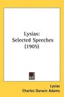 Lysias Selected Speeches