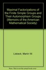 Maximal Factorizations of the Finite Simple Groups and Their Automorphism Groups