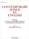 Contemporary Songs in English Medium Low Voice