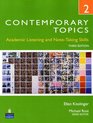Contemporary Topics 2 Academic Listening and NoteTaking Skills