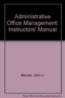 Administrative Office Management Instructors' Manual