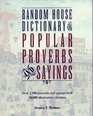 Random House Dictionary of Popular Proverbs and Sayings
