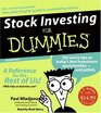 Stock Investing for Dummies 2nd Ed CD