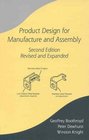 Product Design for Manufacture  Assembly Revised  Expanded