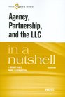 Agency Partnership and the LLC in a Nutshell 5th Edition