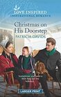 Christmas on His Doorstep (North Country Amish, Bk 7) (Love Inspired, No 1465) (Larger Print)