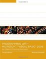 Programming with Microsoft  Visual Basic 2008 An ObjectOriented Approach