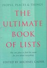 Ultimate Book of Lists