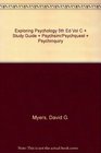 Exploring Psychology 5e C  Study Guide  CDR PsychSim/PsychQuest  PsychInquiry