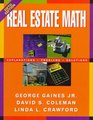 Real Estate Math  Explanations Problems and Solutions