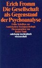 Die Gesellschaft als Gegenstand der Psychoanalyse Frhe Schriften zur Analytischen Sozialpsychologie