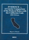 Mendez's Evidence Concise Comparison of the Federal Rules With the California Code 2009