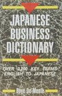 Japanese Business Dictionary English to Japanese