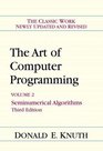 Art of Computer Programming Volume 2 Seminumerical Algorithms