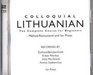 Colloquial Lithuanian The Complete Course for Beginners