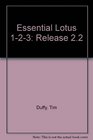 Essential Lotus 123 Version 22
