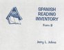 Spanish Reading Inventory Form B