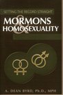 Mormons  Homosexuality Setting the Record Straight