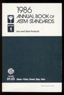 1986 Annual Book of ASTM Standards Section 1 Iron and Steel Products Volume 0103 SteelPlate Sheet Strip Wire