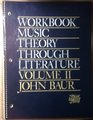 Music Theory Through Literature Workbk v 2