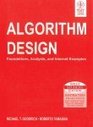 Algorithm Design Foundations Analysis and Internet Examples