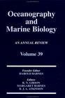 Oceanography and Marine Biology An Annual Review Volume 39