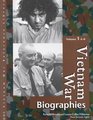 Vietnam War Biographies 2 Volume Set
