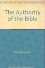 Authority of the Bible