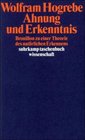 Ahnung und Erkenntnis Brouillon zu einer Theorie des naturlichen Erkennens