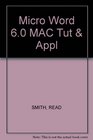 Microsoft Word 60 Macintosh Tutorial and Applications