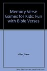 Memory Verse Games for Kids Fun with Bible Verses