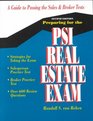 Preparing for PSI Real Estate Examination A Guide to Success