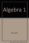 Algebra 1 Teaching tools