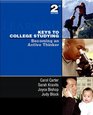 Keys to College Studying Becoming an Active Thinker  Prentice Hall Guide Research Navigation Pkg
