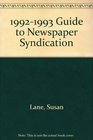 19921993 Guide to Newspaper Syndication