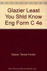 The Least You Should Know About English Writing Skills  Form C