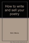 How to write and sell your poetry
