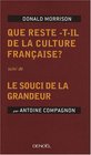 Que restetil de la culture franaise