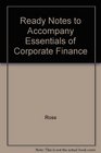 Essential Corporate Finance Ready Notes