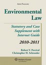 Environmental Law 20102011 Statutory  Case Supp W/ Internet Gde