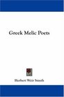 Greek Melic Poets