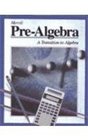 Prealgebra Transition to Algebra