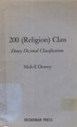 200  class Reprinted from edition 18 unabridged Dewey decimal classification