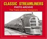 Classic Streamliners Photo Archive The Trains and the Designers