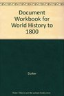 Document Workbook for World History to 1800