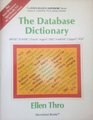 The Database Dictionary